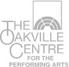 The logo for the oakville centre for the performing arts.