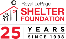 A logo for the royal lepage shelter foundation