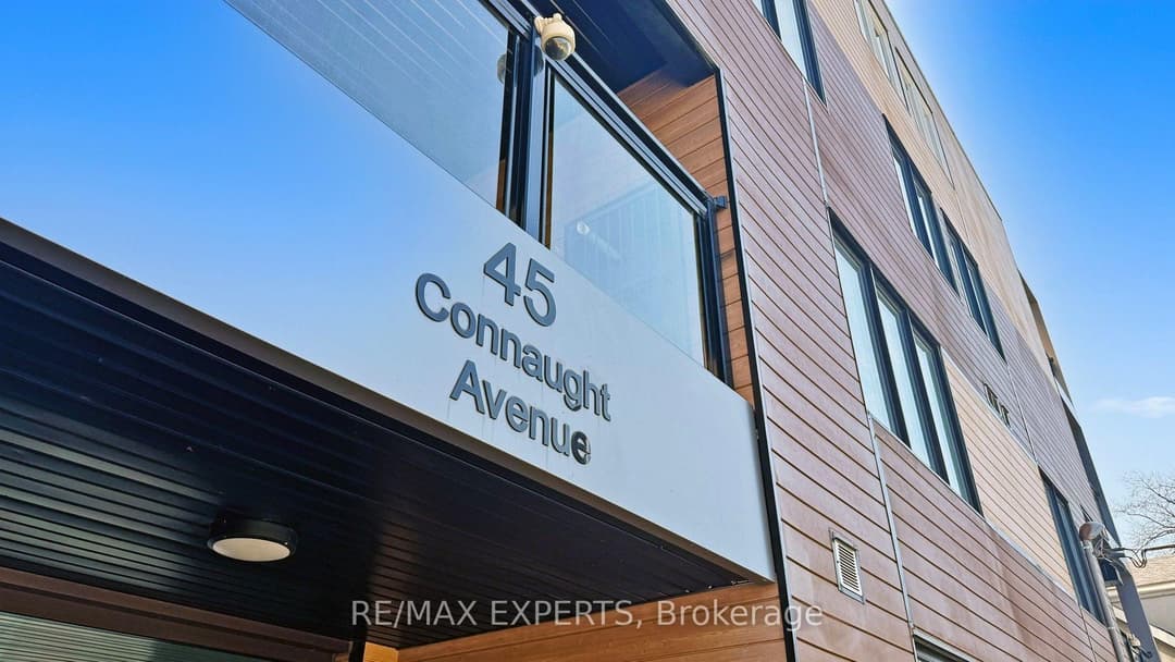 45 Connaught Avenue Unit 103, Riverdale / Leslieville