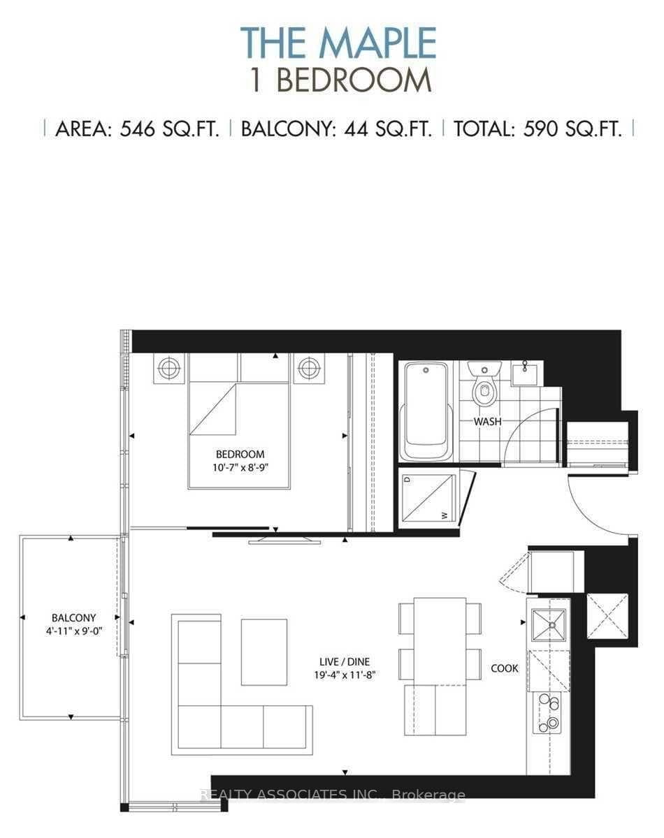 75 St Nicholas Street Unit 1605, Downtown Toronto / Waterfront