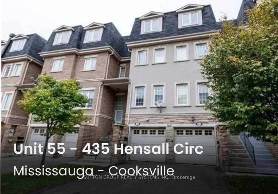 435 Hensall Circle Unit 55, Mississauga