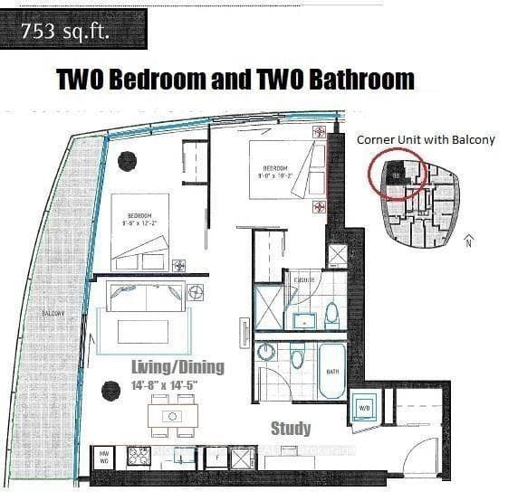 14 York Street Unit 708, Downtown Toronto / Waterfront